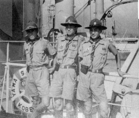 Three Japanese Scouts on the Kohka Maru