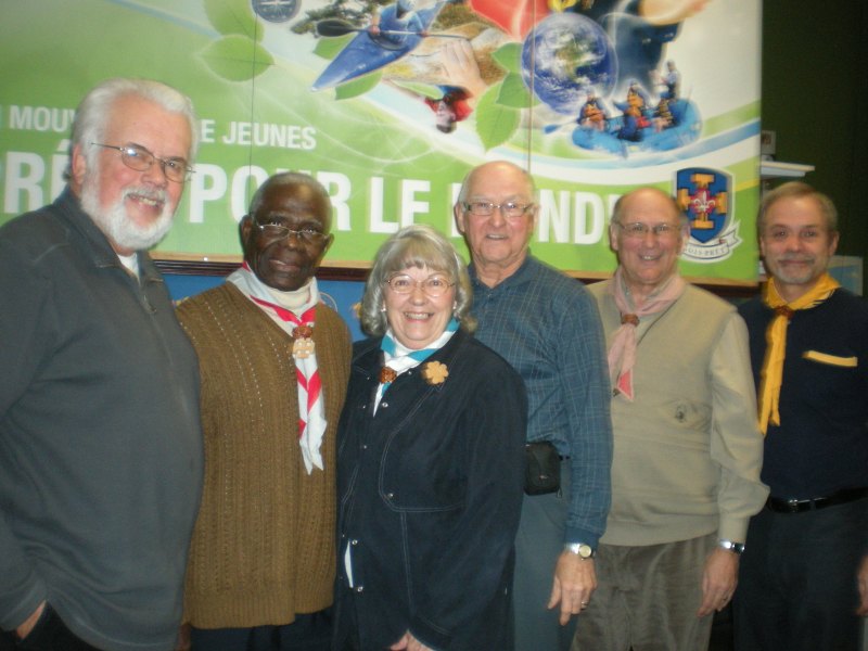 Claude and Jonas at a Scouts du Canada event in 2010