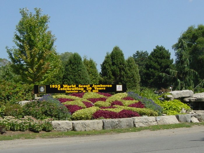 Anniversary Sign in Niagara-on-the-Lake